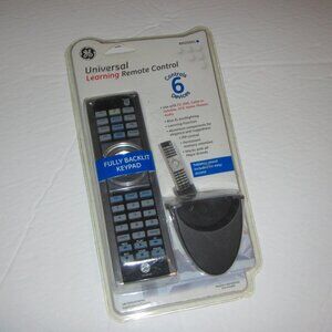 GE Fully Backlit Keypad Universal Learning Remote Control 6 Device RM25001 New